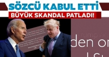 İngiltere Başbakanı Johnson"nın Biden"a tebrik mesajında büyük skandal